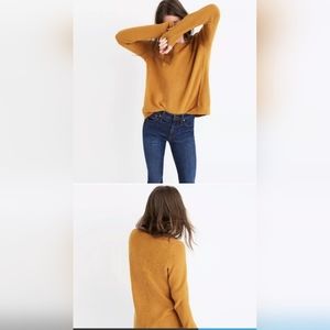 Madewell Riverside Textured sweater size S yellow